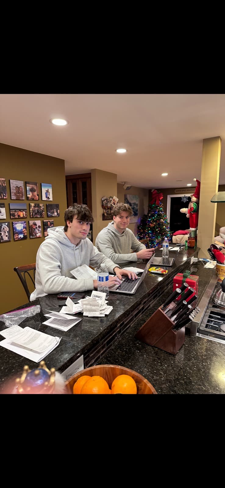 Gallo Bros Christmas light installation in North Jersey